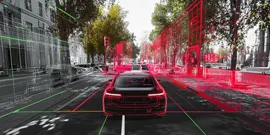 Selbstfahrende Autos nutzen intelligente Kamerasysteme.