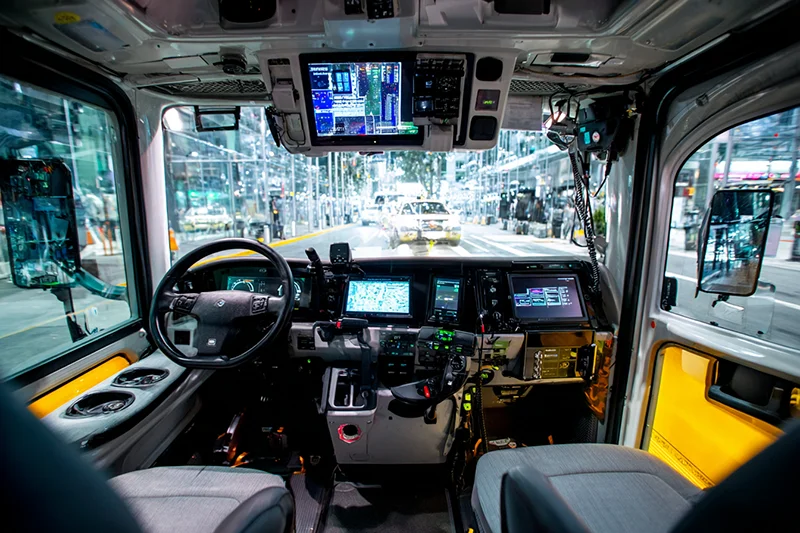 Technologie autonomer Robotaxis